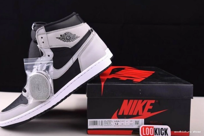 High 1 Smoke 555088-035 Air Light Black Retro Grey Jordan White 0704